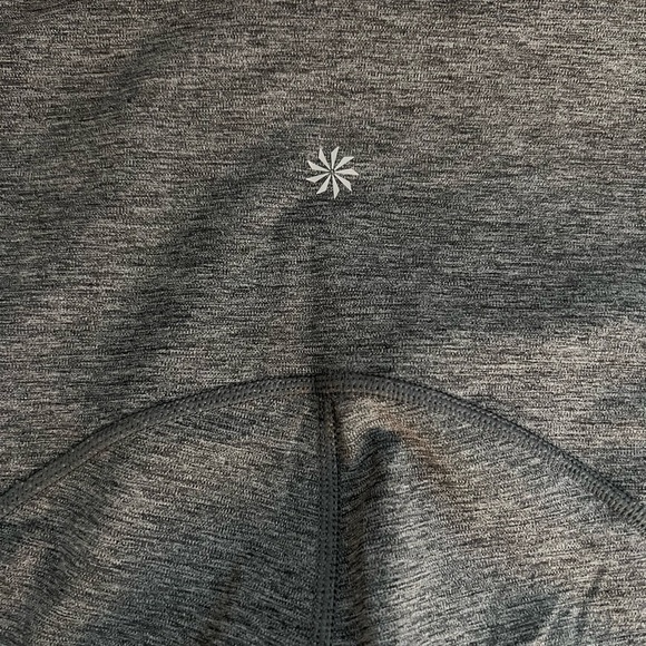 Athleta Ultimate Stash Pocket Gray Capri Leggings - Picture 7 of 8